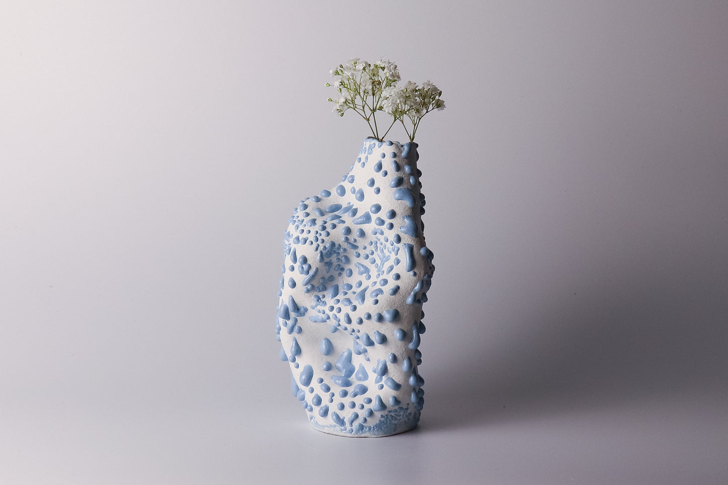 beach house hydrangeas | sculptural vessel