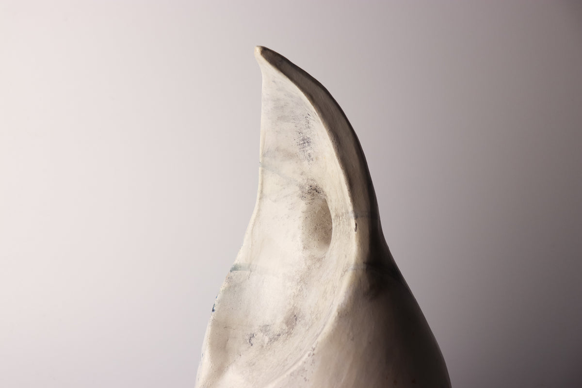 into the hurricane | saggar sculpture