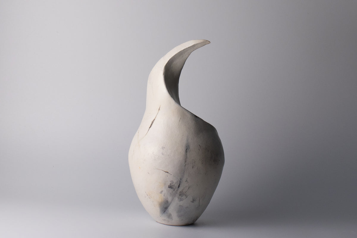 breathe in for luck | saggar sculpture