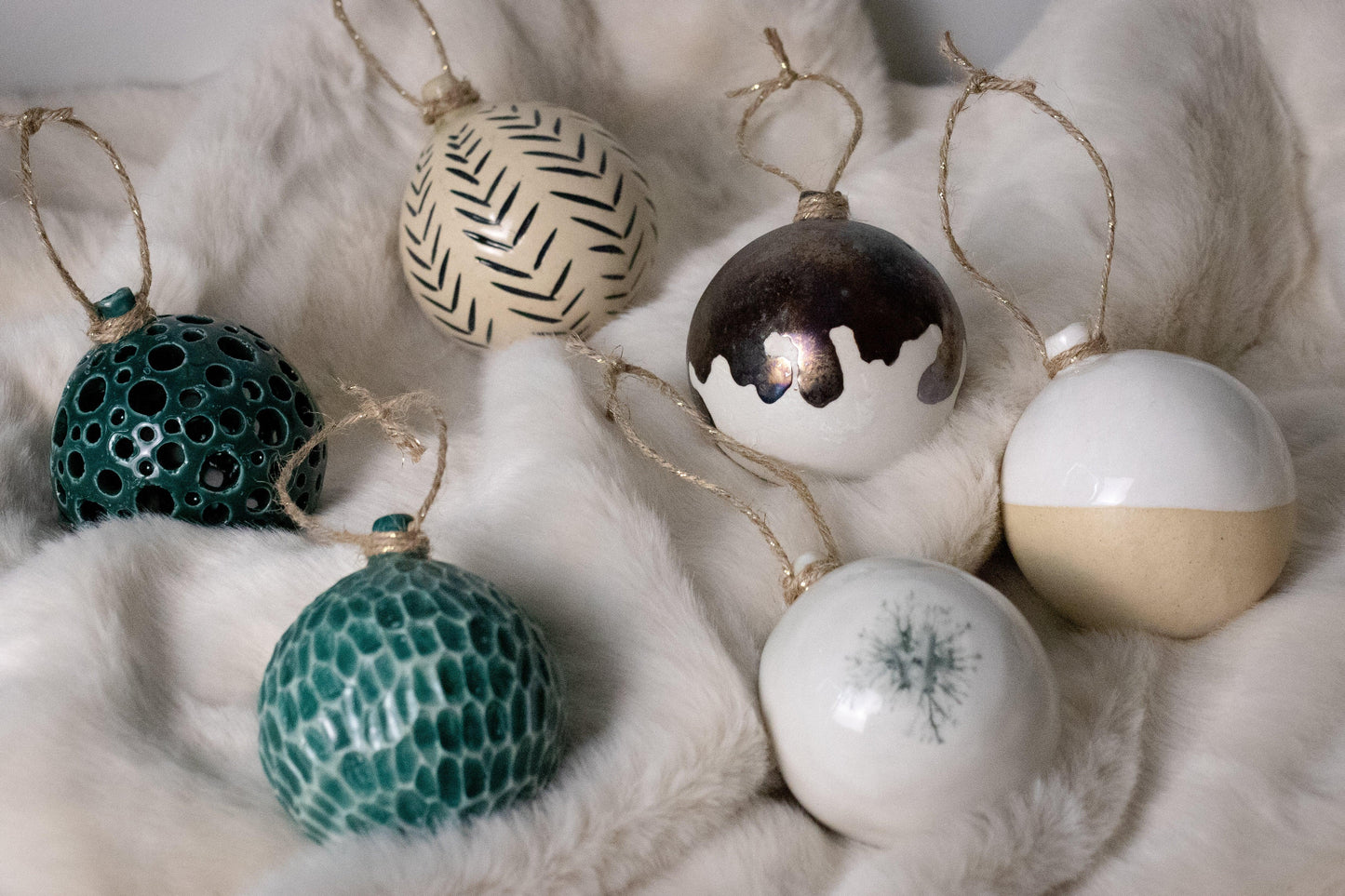 handcrafted ceramic christmas ornaments by jim sweeney - harlow