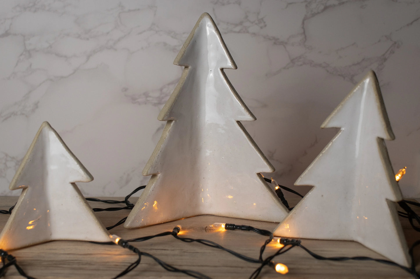 minimalist christmas tree decor - set of 3 - harlow