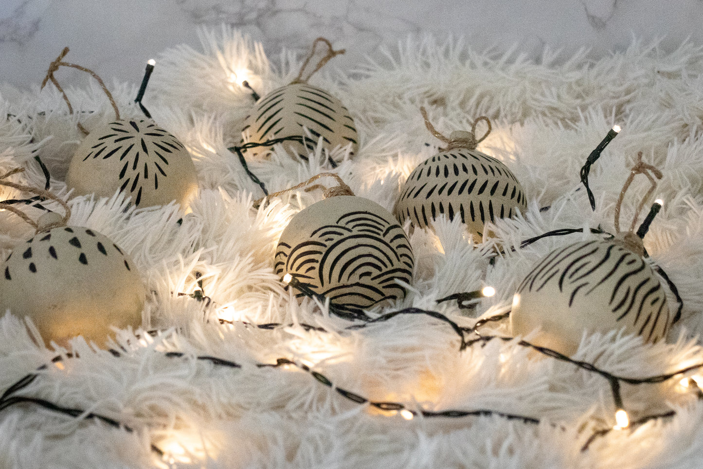 handcrafted ceramic christmas ornaments by jim sweeney