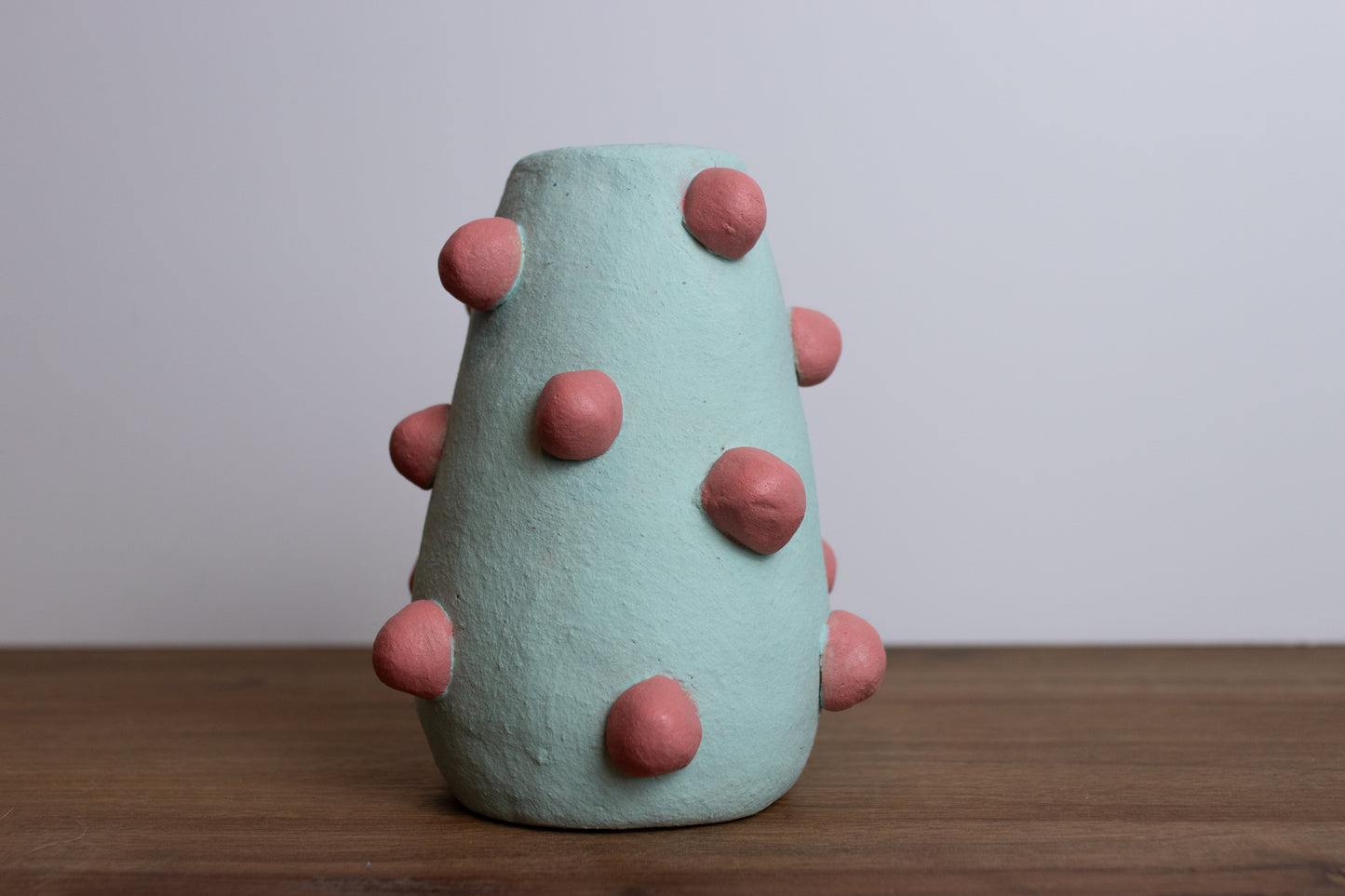 polka dot vase | pink & aqua - harlow