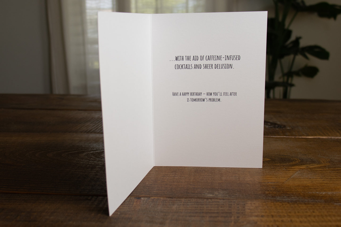 espresso martini birthday card - harlow