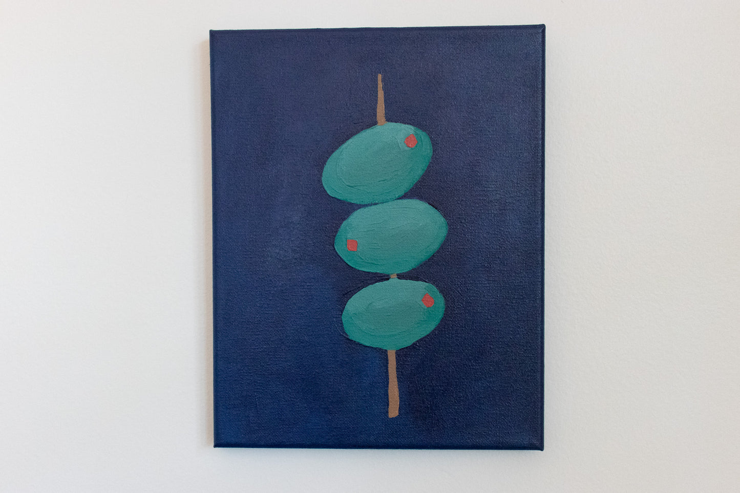 moody olives | original painting