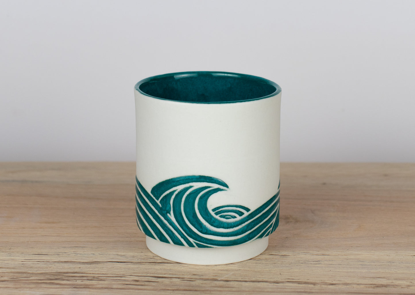 stacked folly tumbler - riptide design by jim sweeney