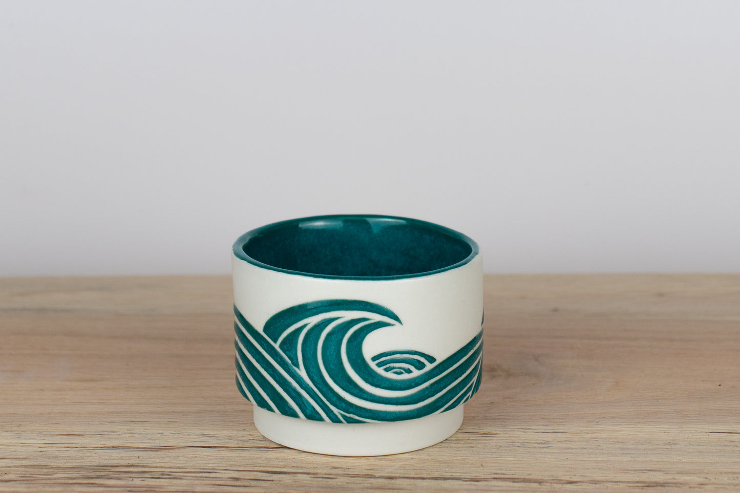 stacked folly tumbler - riptide design by jim sweeney