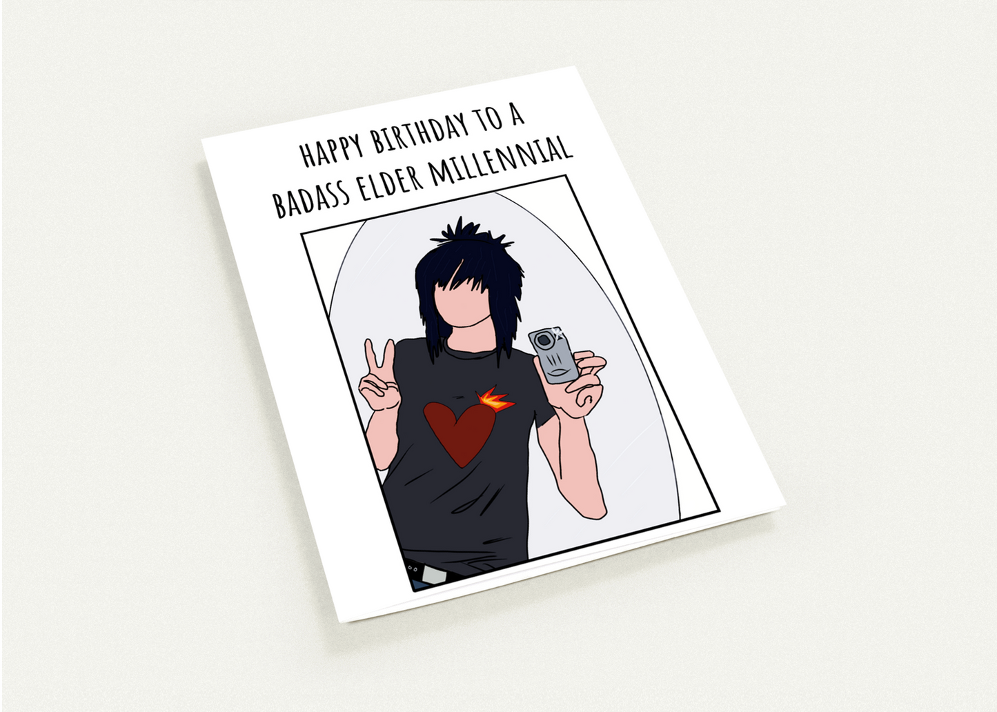 elder millennial birthday card
