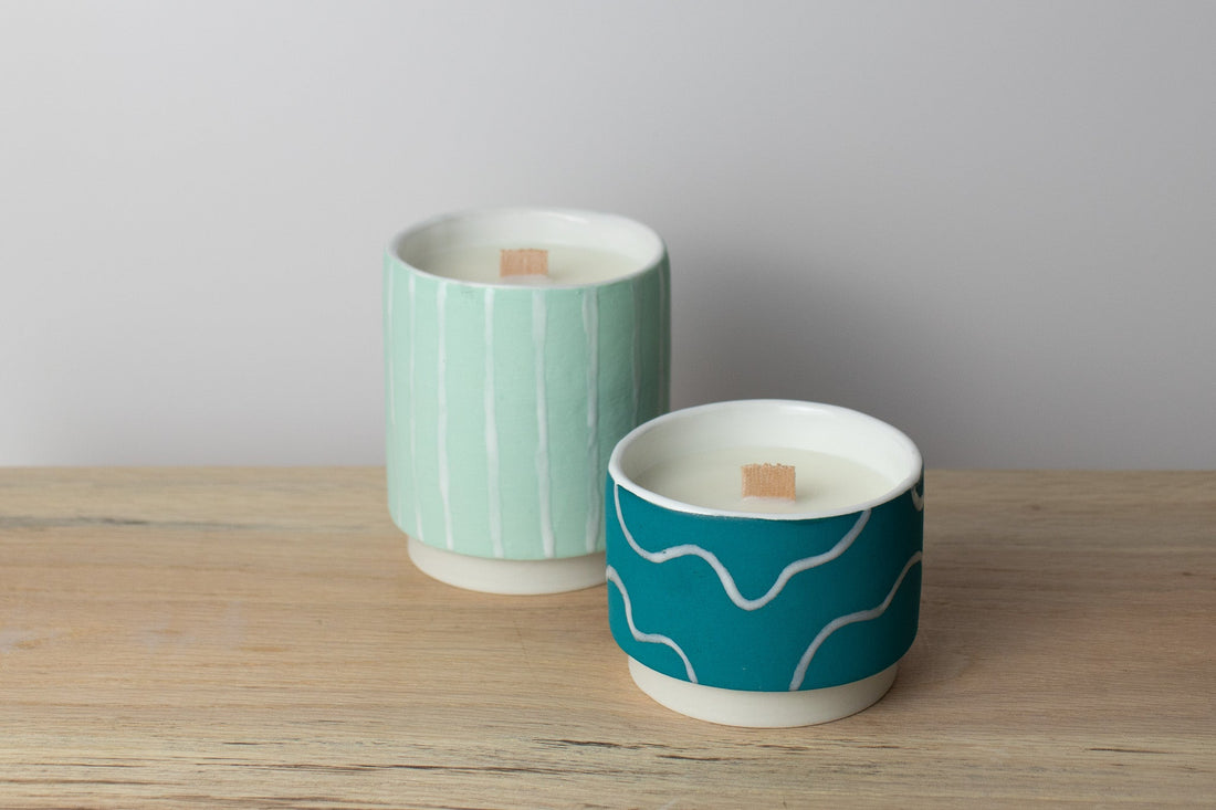 interior decorating tips: how to repurpose our handmade ceramic candle holders