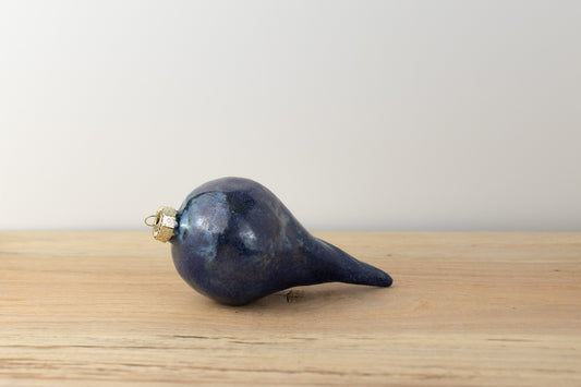 raku christmas ornament