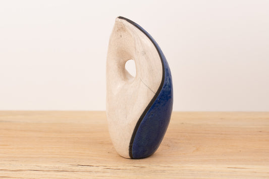 quiet tide sculpture 04 | raku sculpture