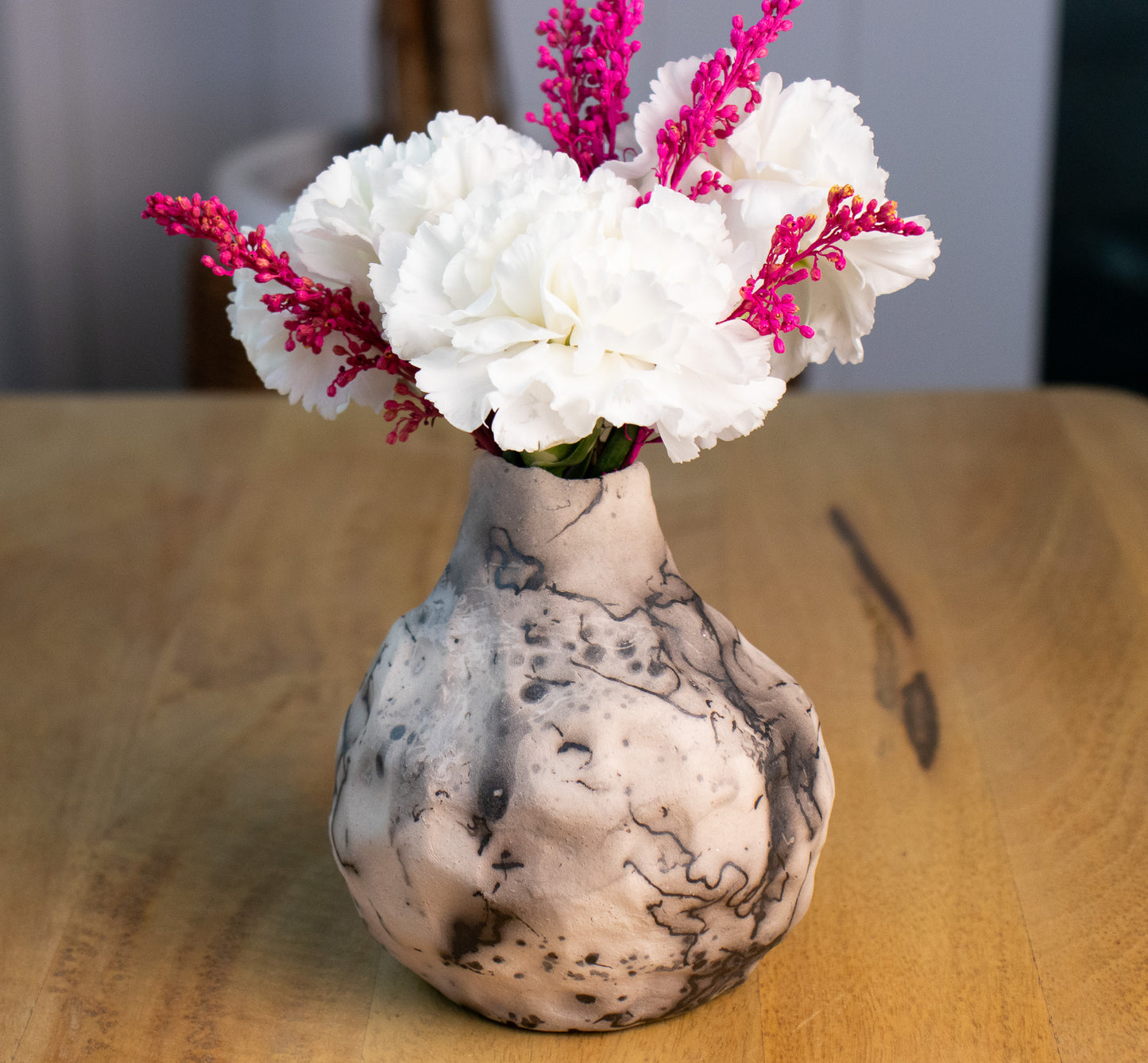 cinder smoke vase 01 | raku vase