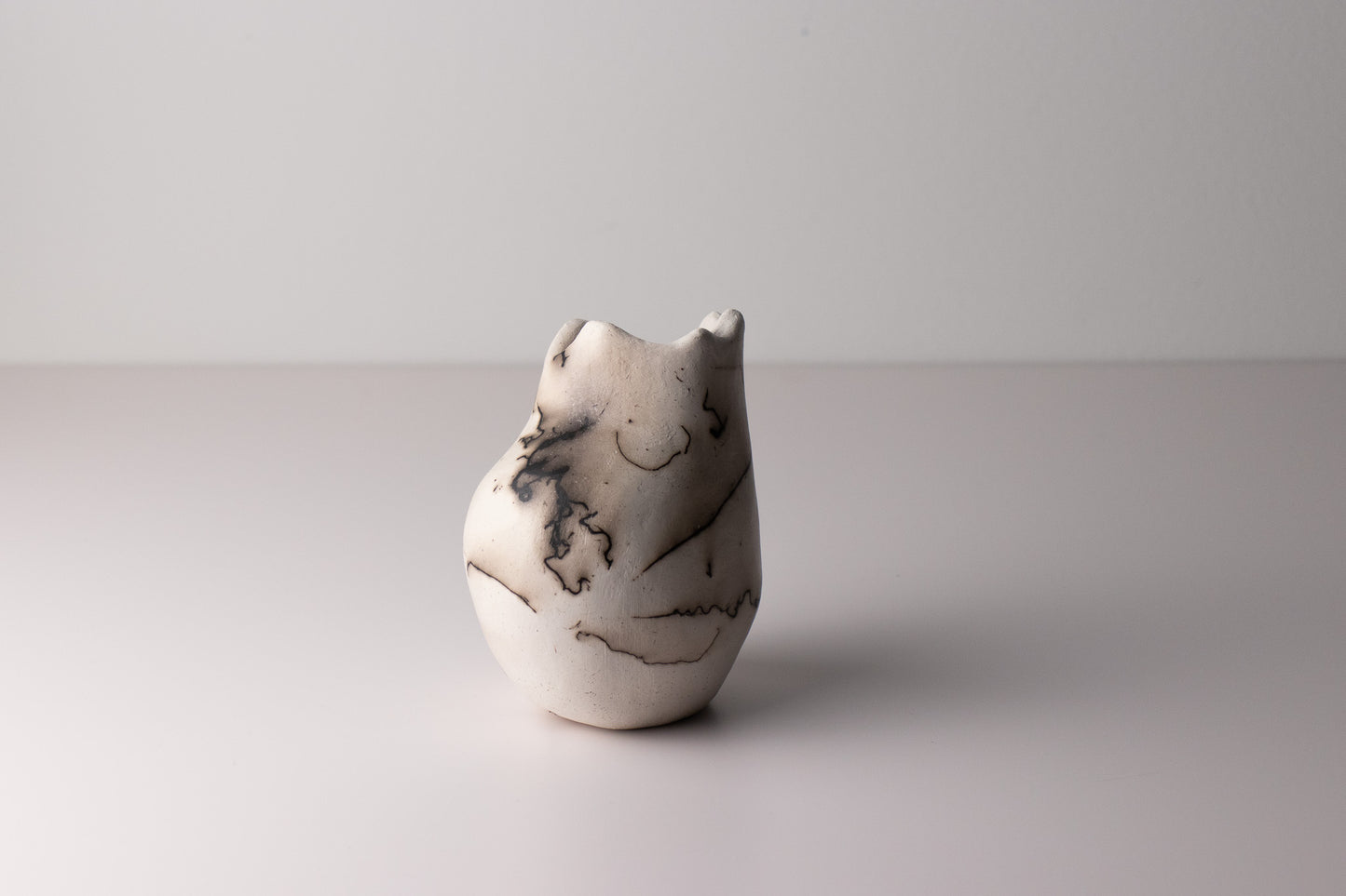 cinder smoke vase 02 | raku vase