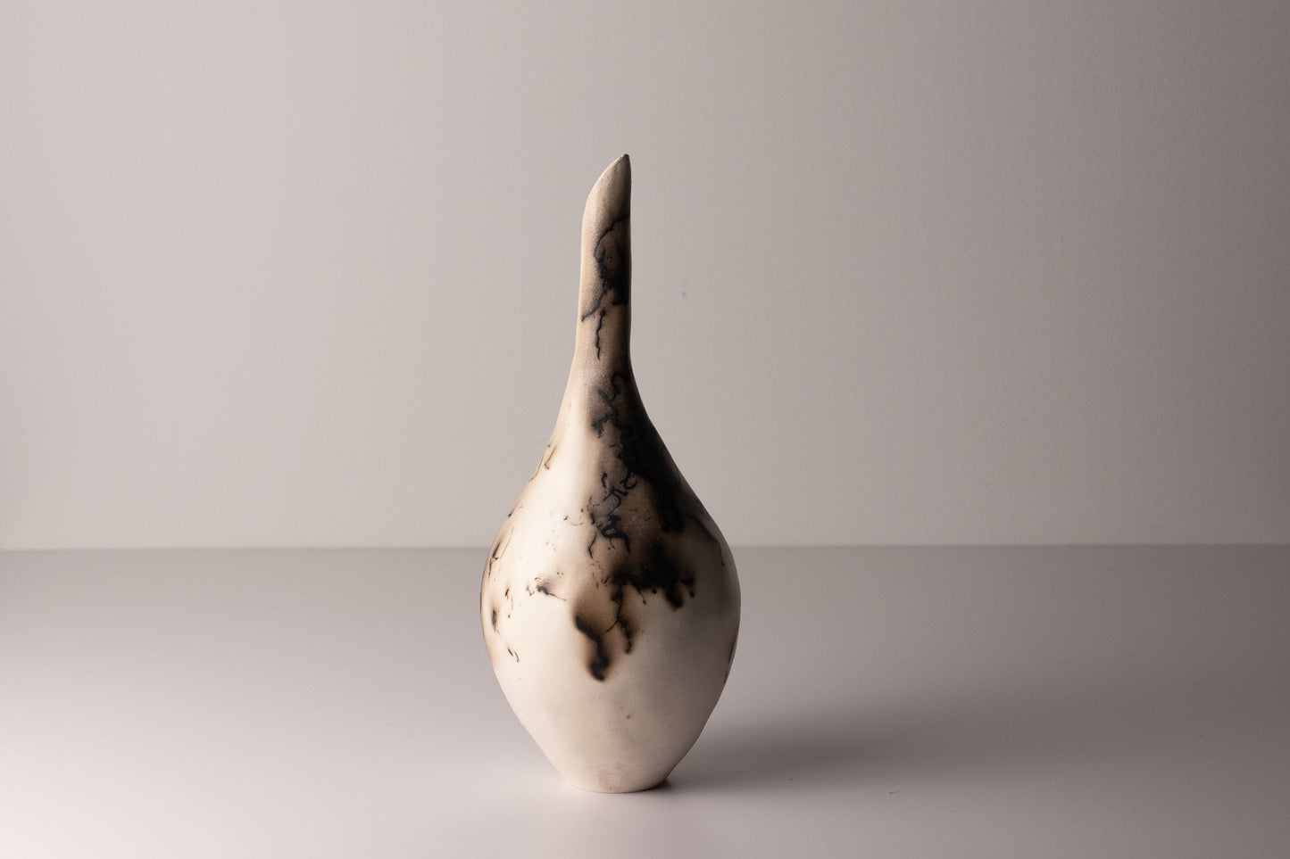 black & white raku vessel 03
