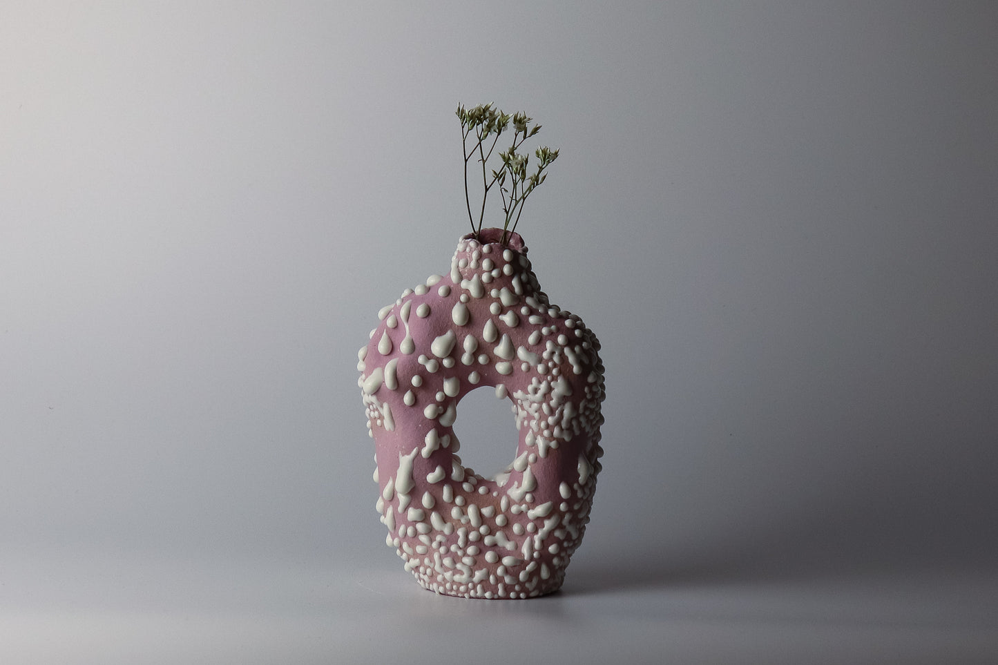 running through lavender fields | sculptural vessel