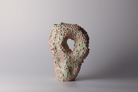 melty mint | sculptural vessel