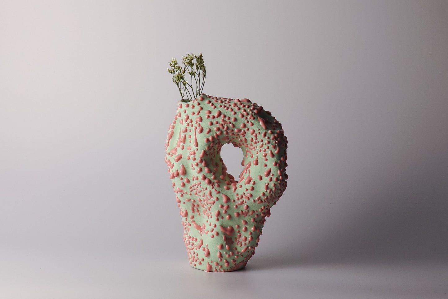 melty mint | sculptural vessel