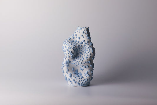 beach house hydrangeas | sculptural vessel
