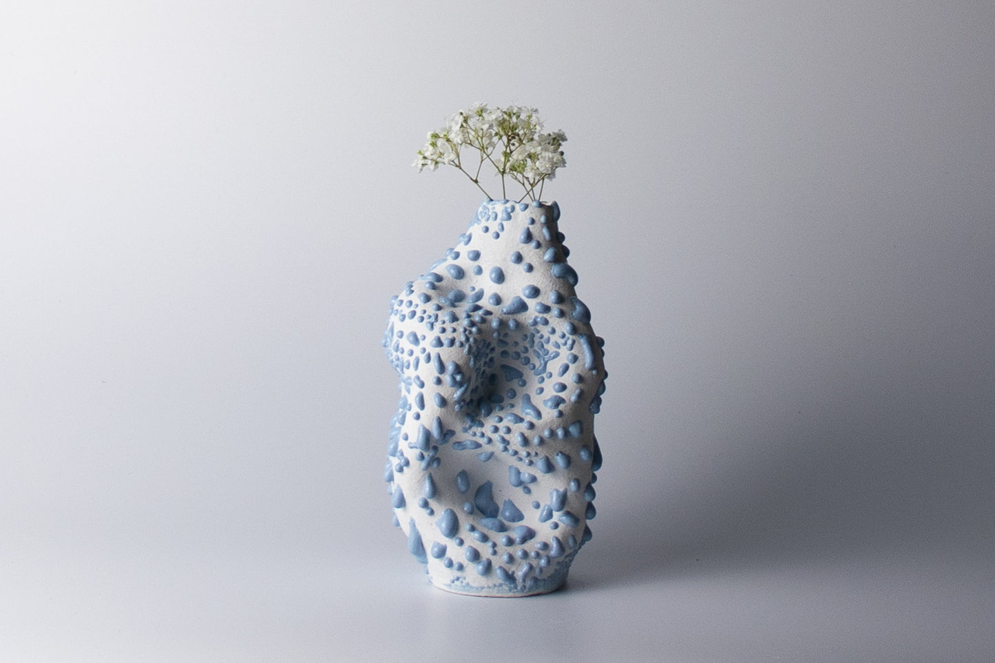 beach house hydrangeas | sculptural vessel