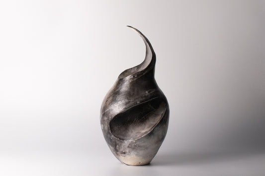 doing nothing at all | saggar sculpture
