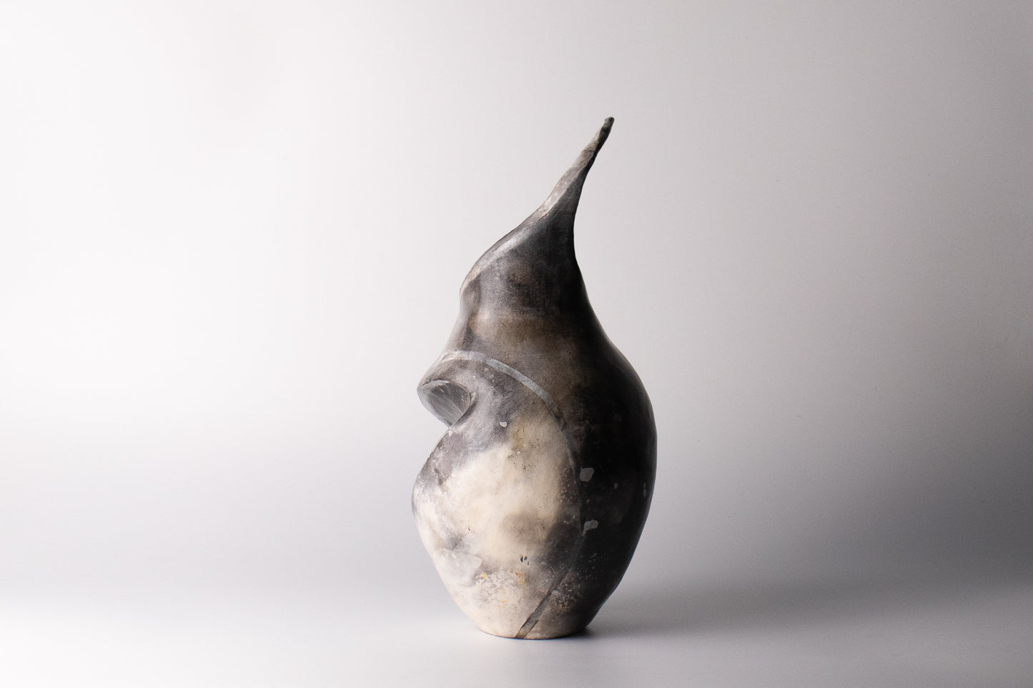 doing nothing at all | saggar sculpture