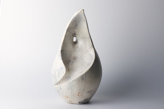 into the hurricane | saggar sculpture