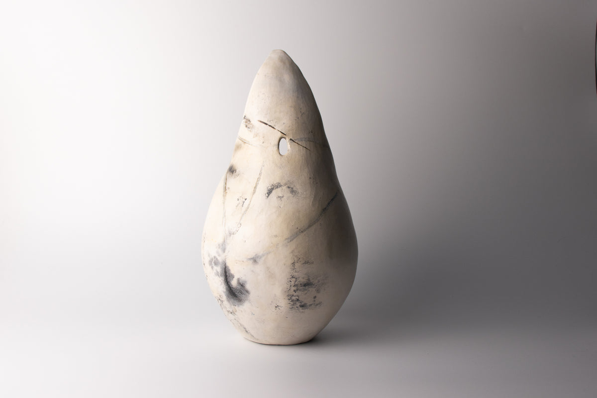 into the hurricane | saggar sculpture