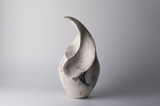breathe in for luck | saggar sculpture