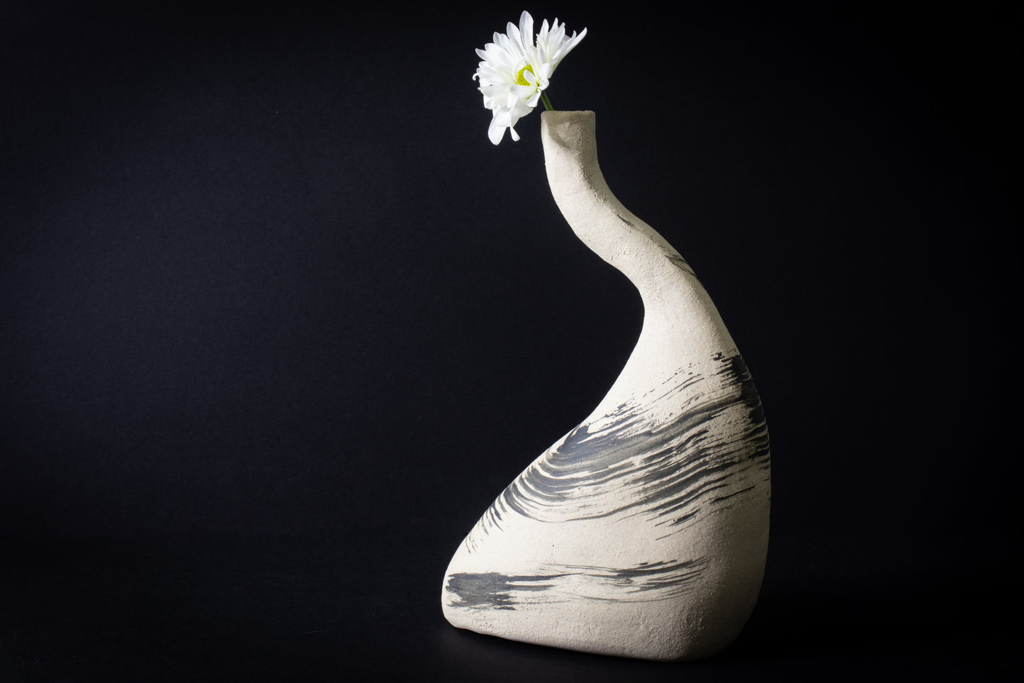 serpentine dance sculpture vase