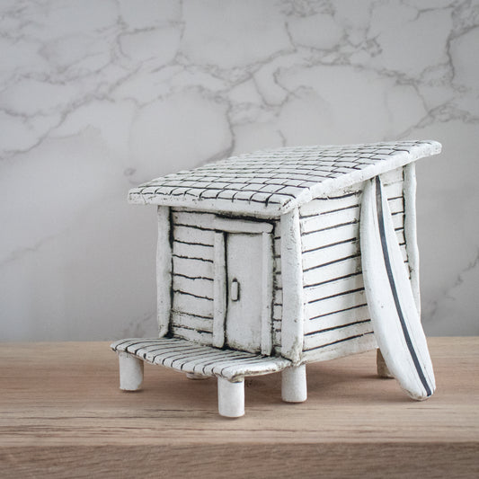 seconds sale | surfside cabin miniature sculpture