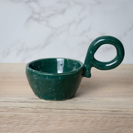 emerald loop espresso mug