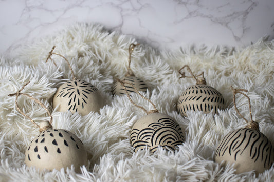 handcrafted ceramic christmas ornaments by jim sweeney