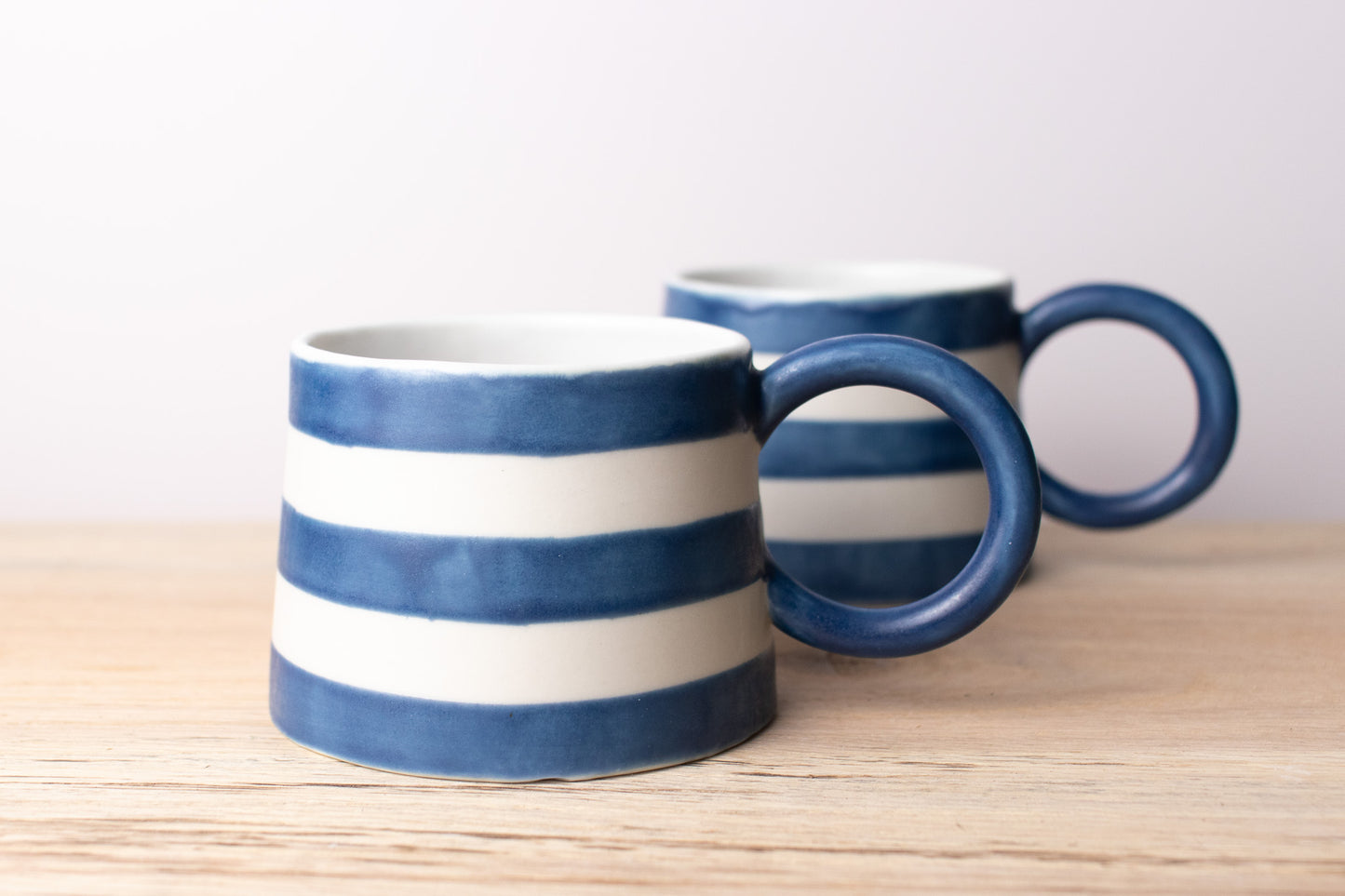 seafarer mug - navy stripe - harlow