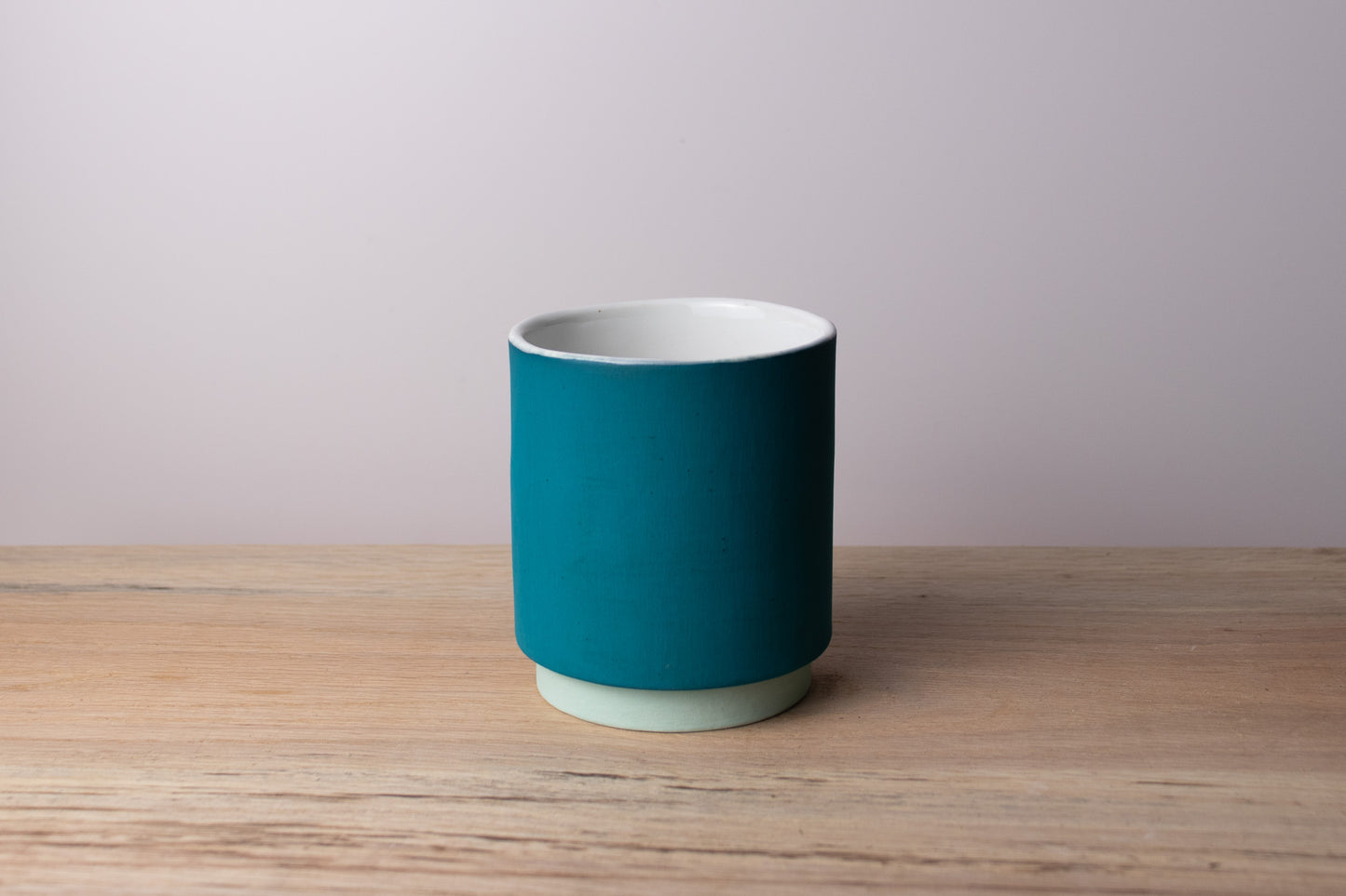 stacked folly tumbler - coastal teal & soft aqua - harlow
