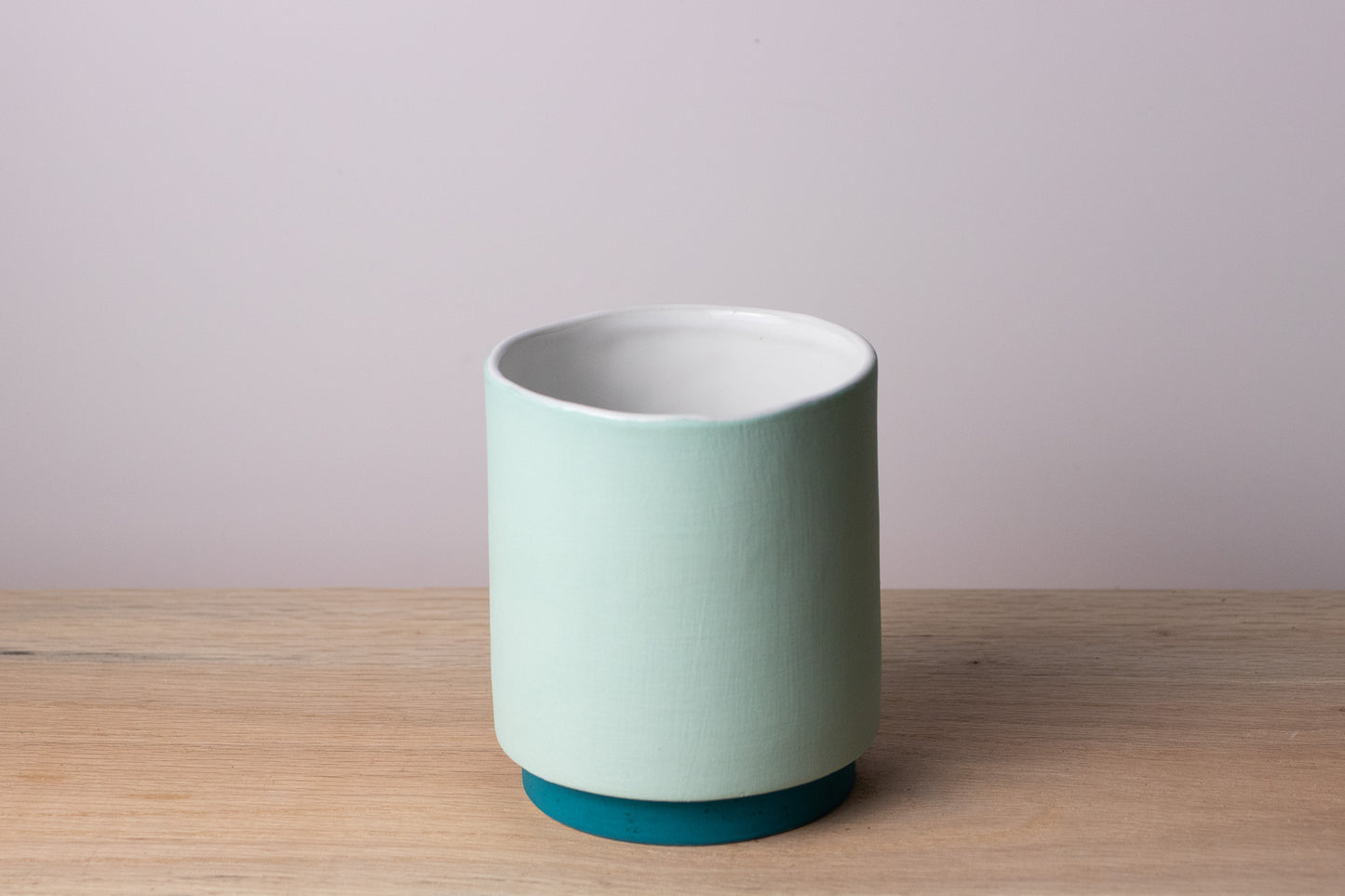 stacked folly tumbler - coastal teal & soft aqua - harlow