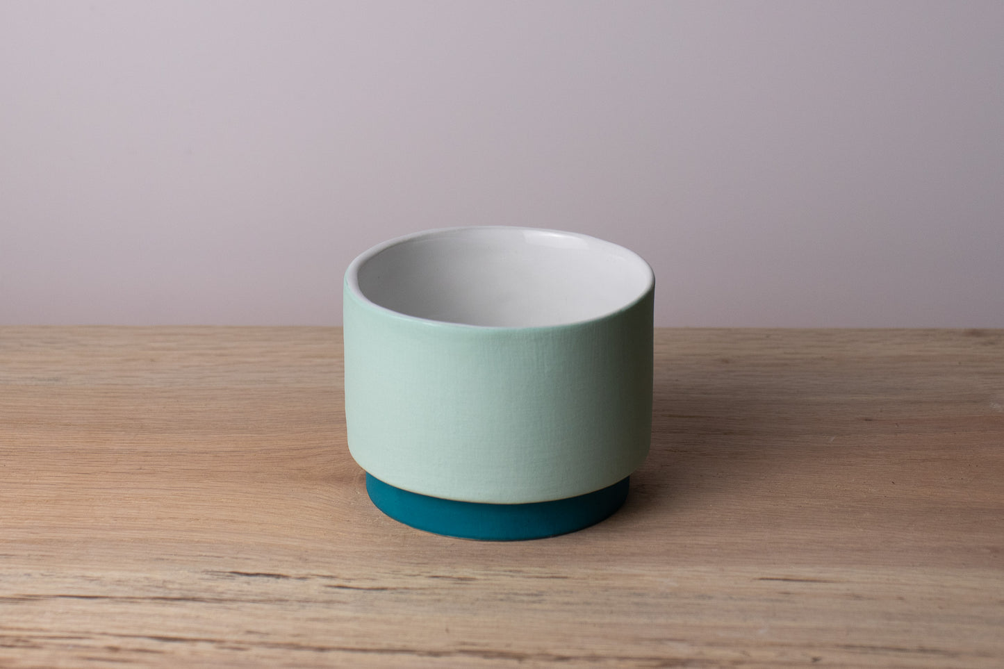 stacked folly tumbler - coastal teal & soft aqua - harlow