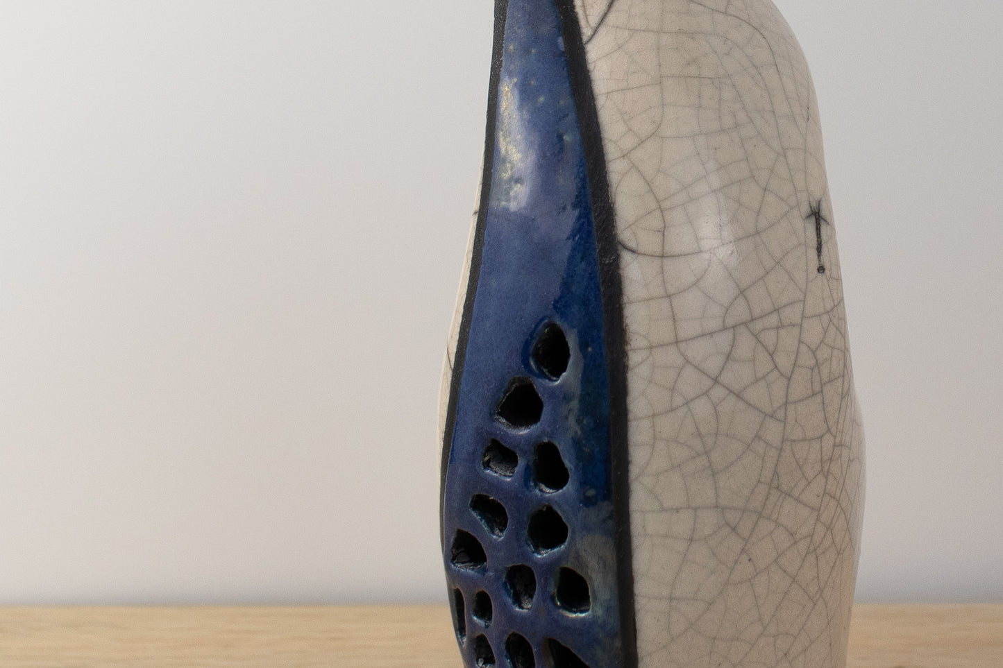 quiet tide sculpture 02 | raku sculpture