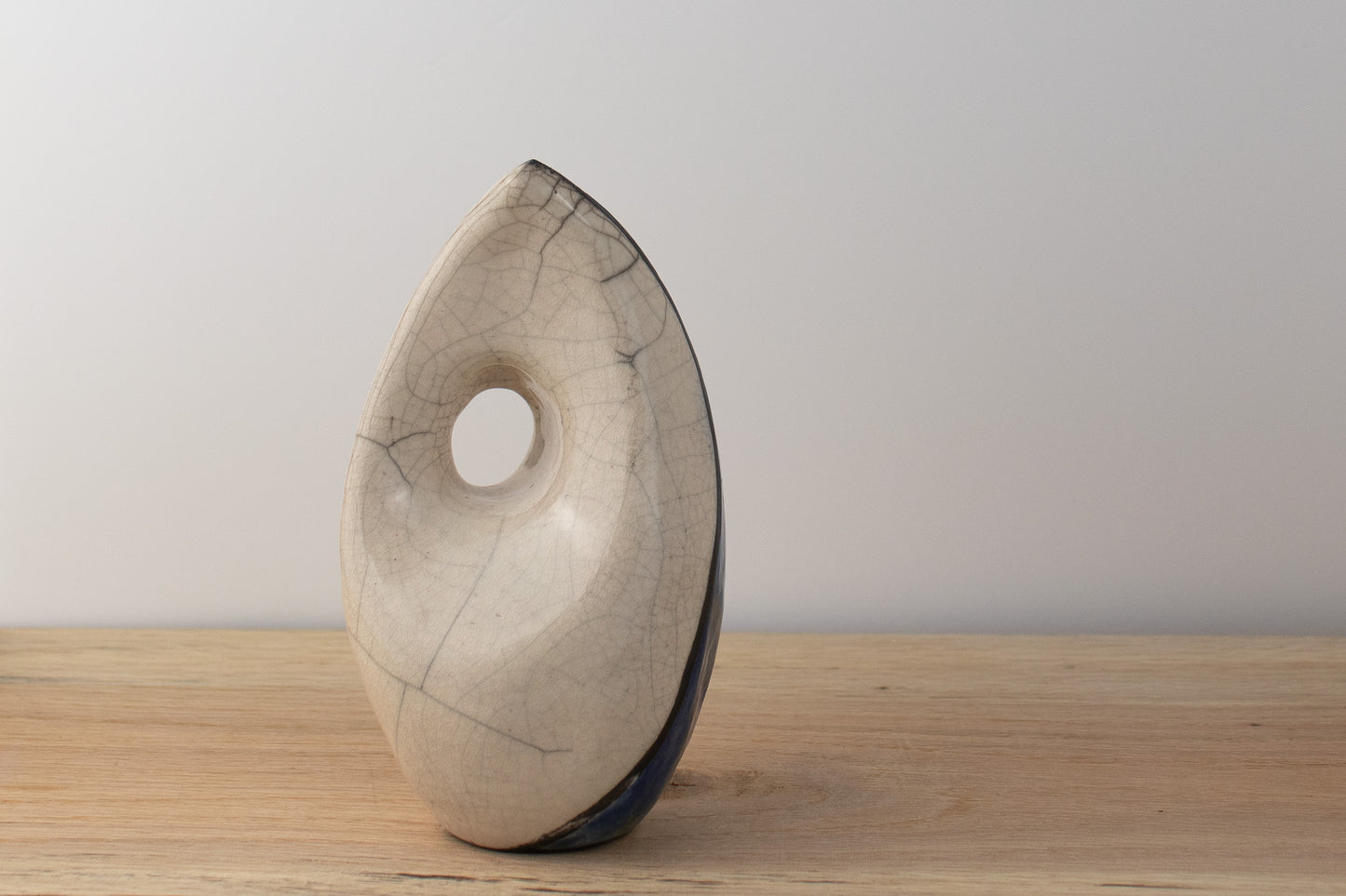 quiet tide sculpture 03 | raku sculpture