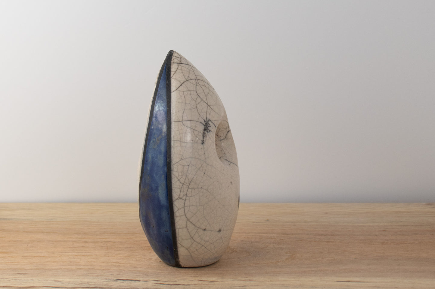 quiet tide sculpture 03 | raku sculpture